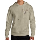Big Buck Skull - Mid Weight Fleece Hoodie