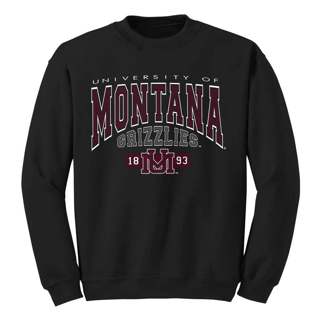 Big Montana Griz - Fleece Crewneck Sweatshirt