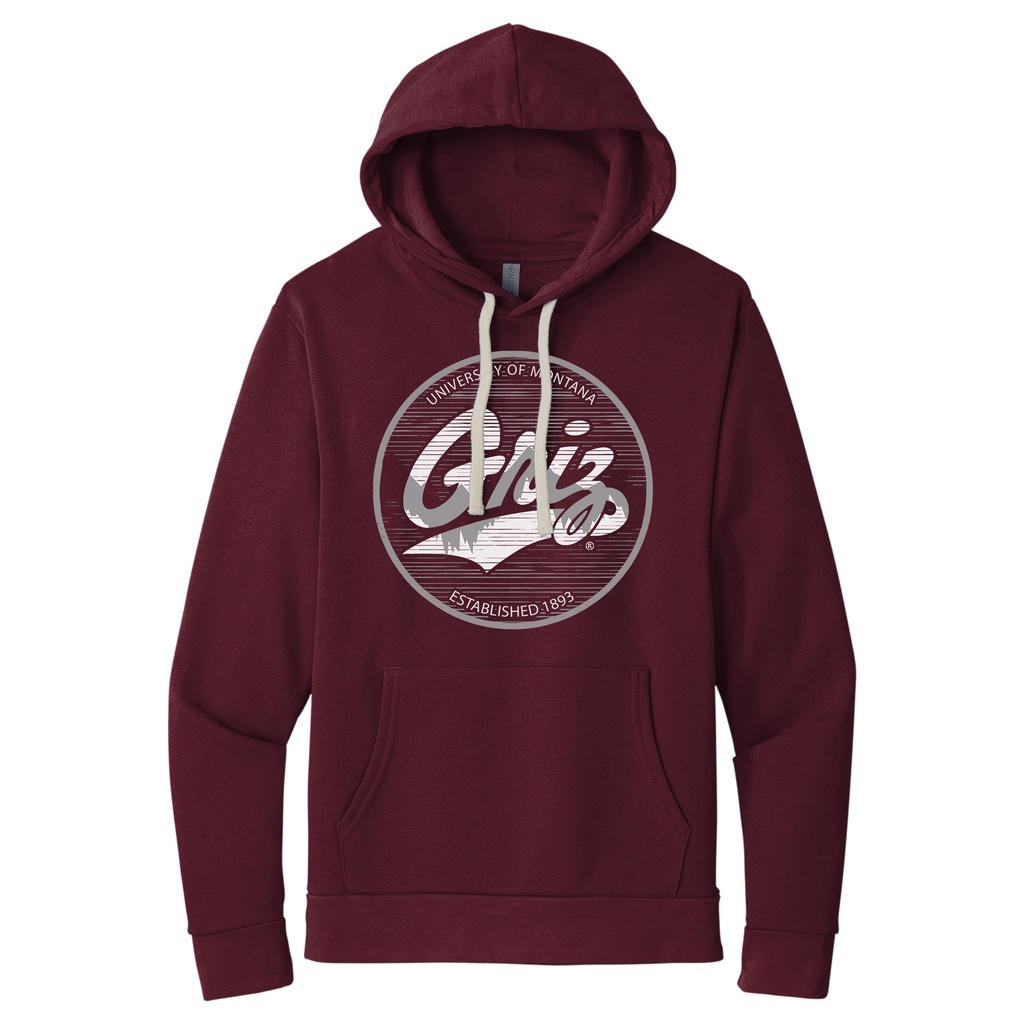 Griz Script Badge - Next Level Apparel Unisex Santa Cruz Pullover Hoodie