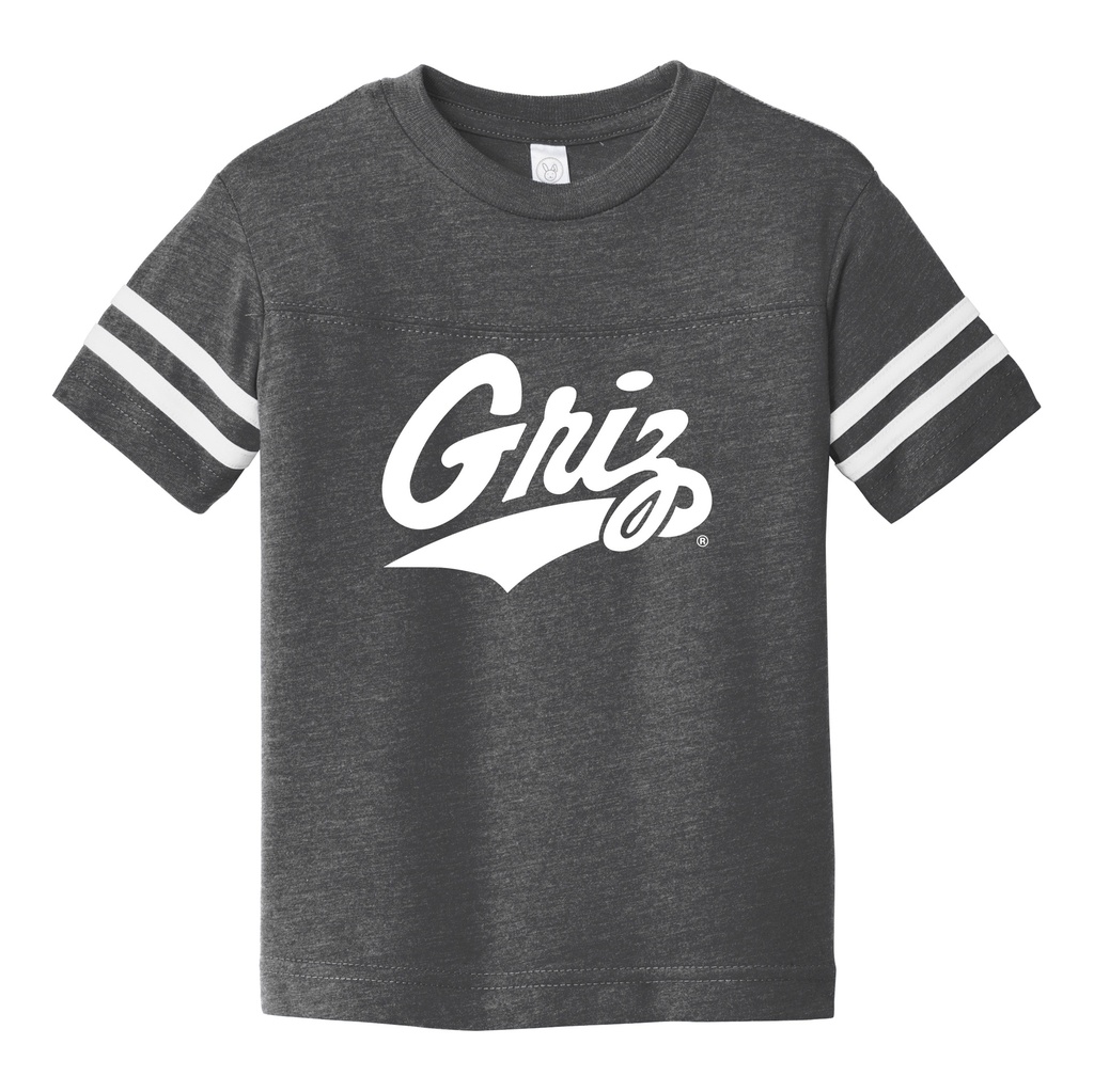 Flock Griz Script - Rabbit Skins Toddler Football Fine Jersey Tee