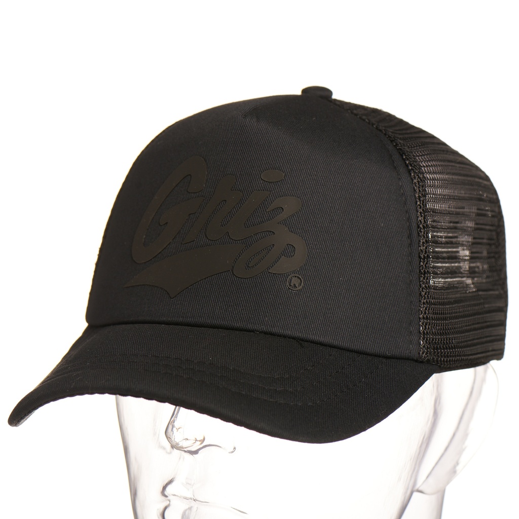 Griz Black Vinyl - Foam Trucker Cap