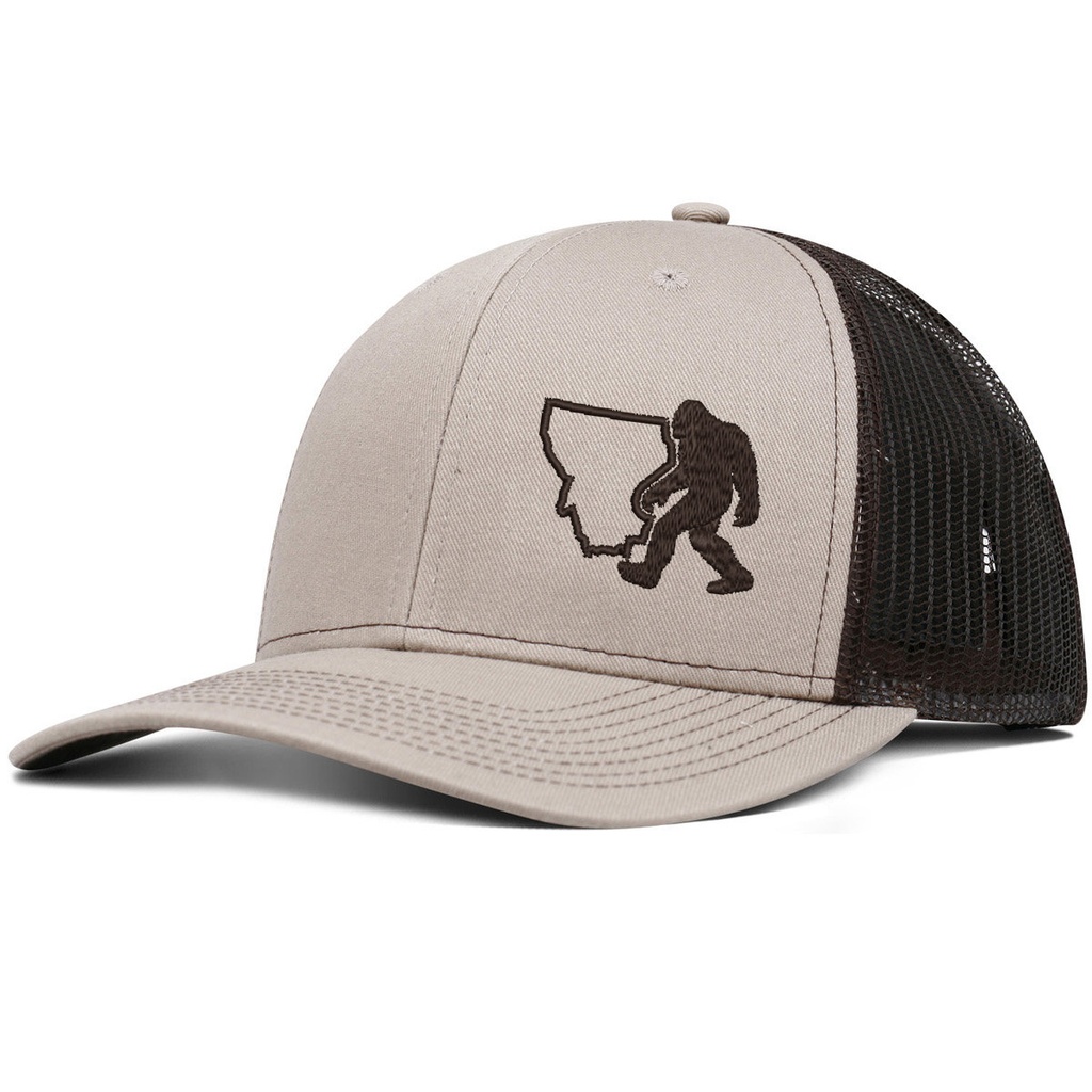 Bigfoot Montana Retro Trucker Cap