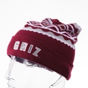 Griz Block Text - USA- Made Diamond Knit Beanie