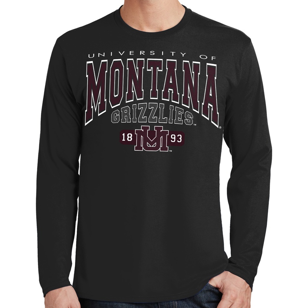 Big Montana Griz - Long Sleeve Cotton Tee