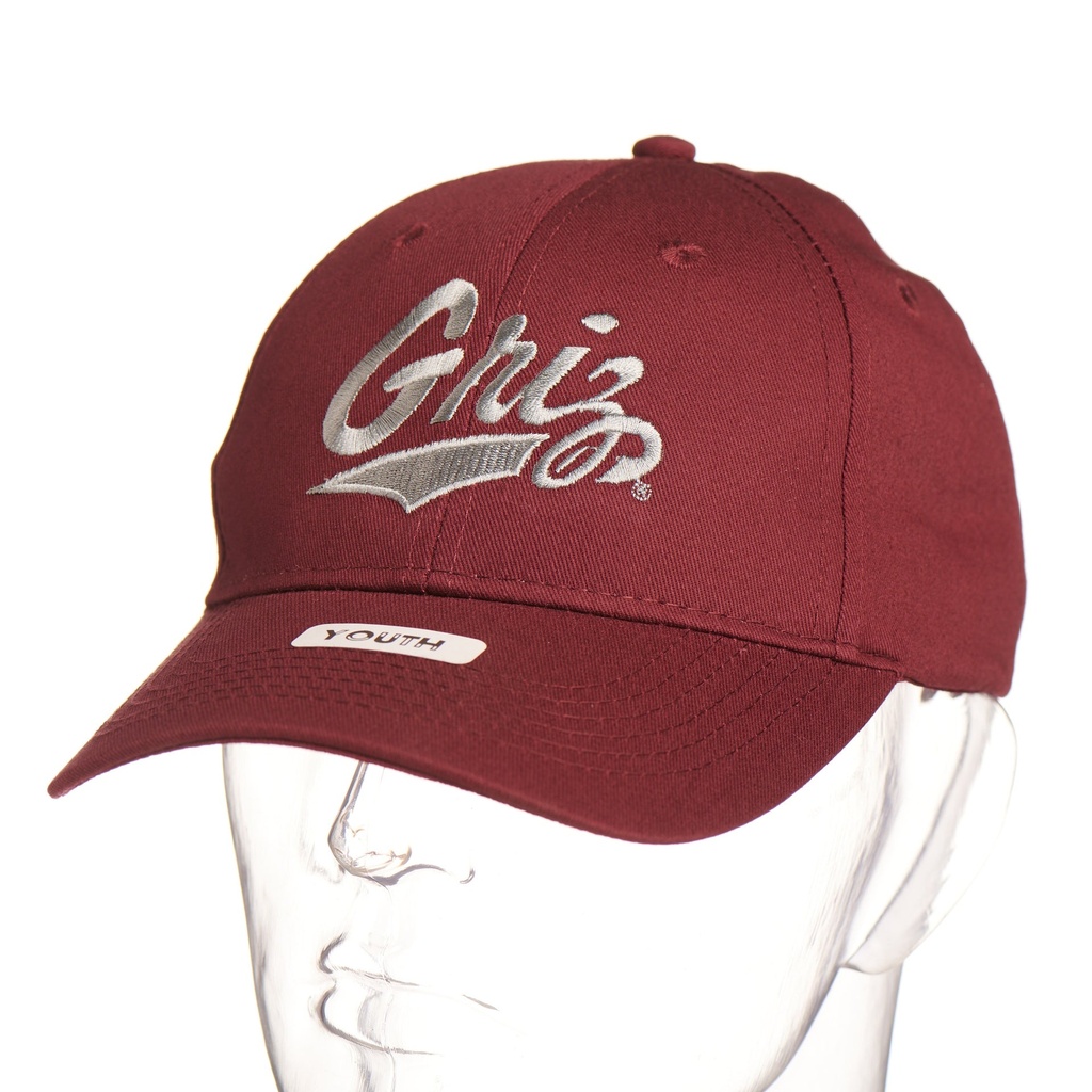 Griz Script - Youth Blackout Twill Cap