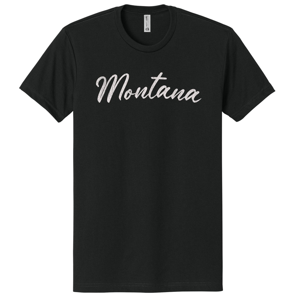 Distressed Montana Westerna - Unisex CVC Tee