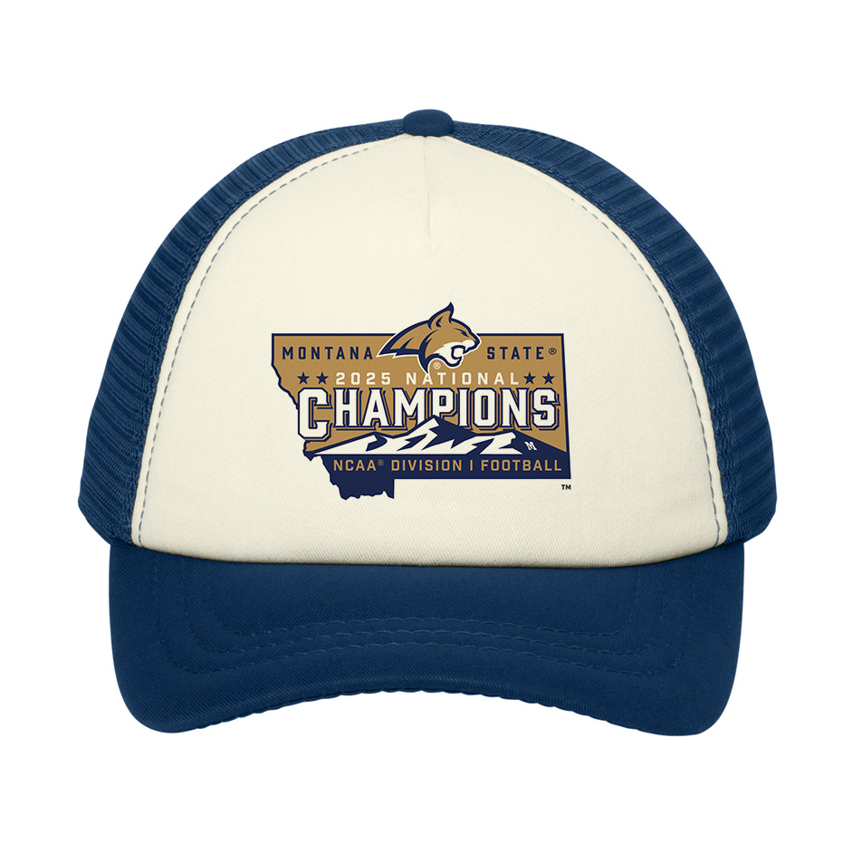 Bobcats Champ Emblem 2025 - Foam Trucker Cap