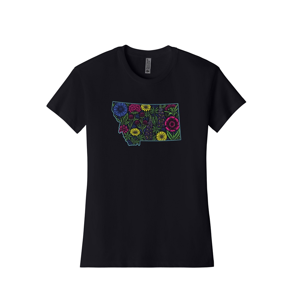Neon Wildflower MT - Women's CVC Tee