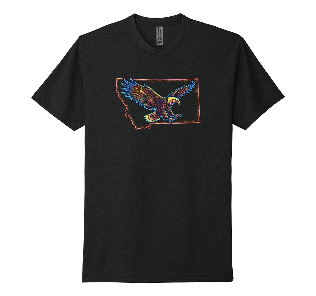 Blacklight Eagle MT - Unisex CVC Tee