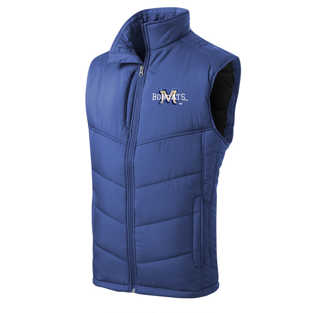 Men's Puffy Vest - MSU