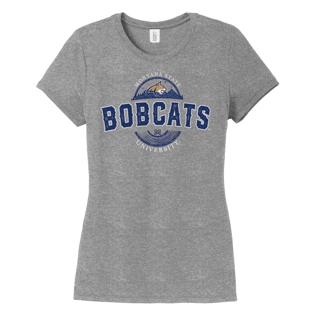 Bobcats Women's Perfect Tri-blend Crew T-shirt