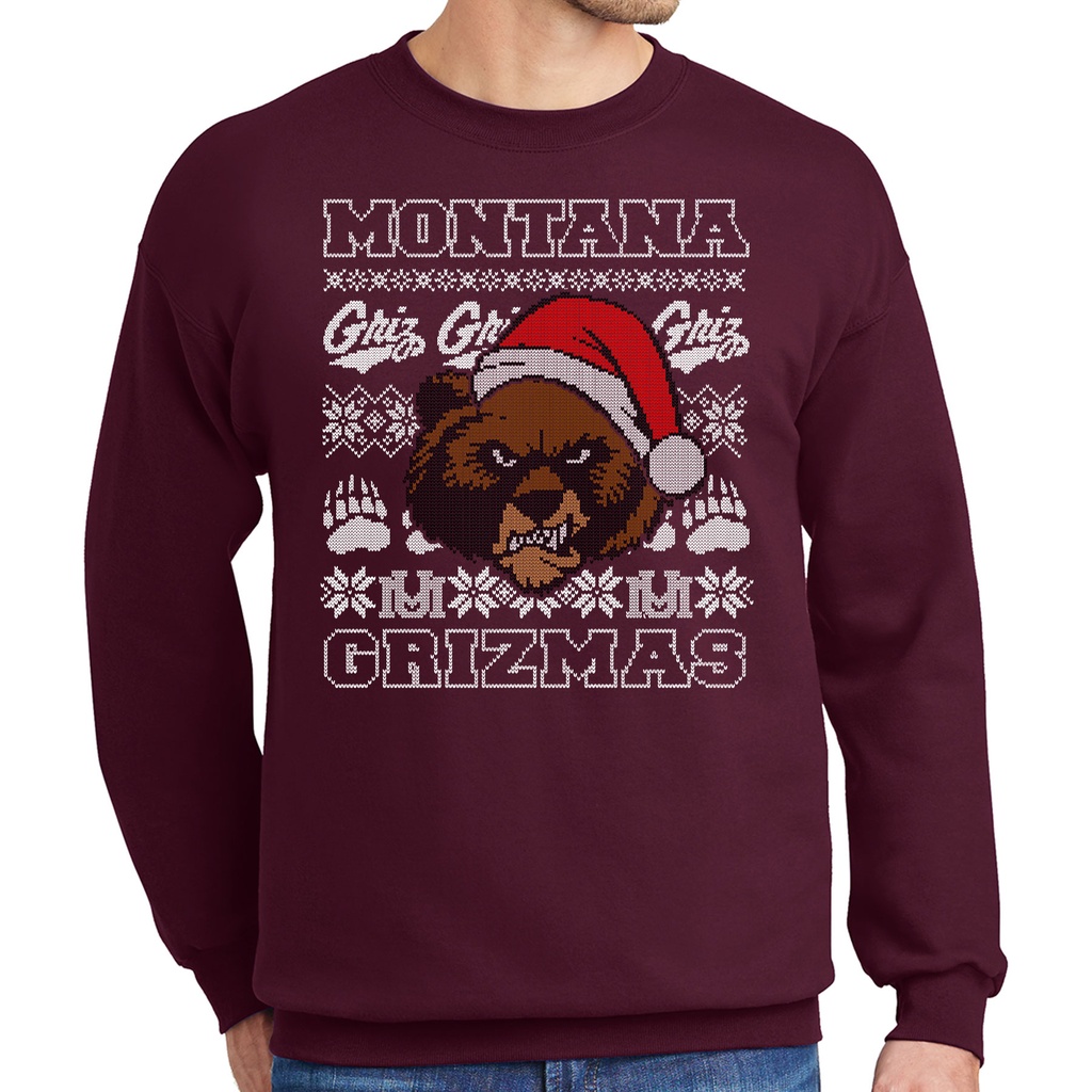 Montana Grizmas Crew Neck Sweatshirt