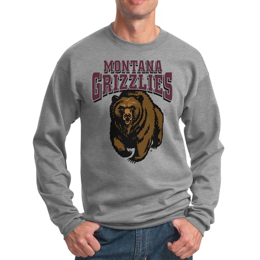 Charging Bear Fleece Crewneck Sweatshirt