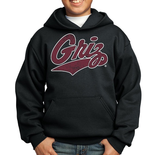 Griz Script Youth Core Fleece Hoodie
