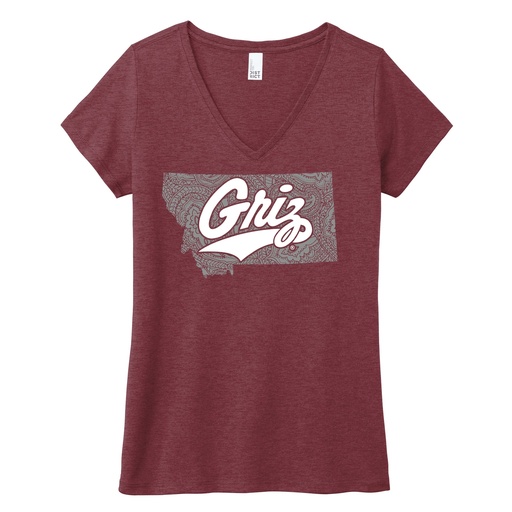 V-Neck Paisley Montana Griz