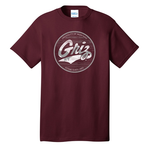 Griz Script Badge - Cotton Tee