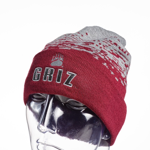 [RKS12-MTG2103-MRN] Digi Beanie - Block Griz Paw