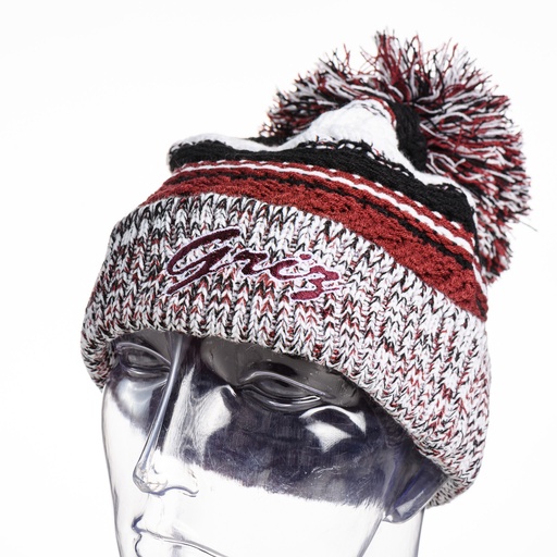 [STC21-EMTG04] Griz Heavy Knit Pom Pom Beanie