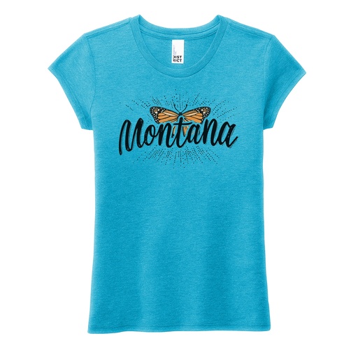 Butterfly Montana - Girls Tri Tee
