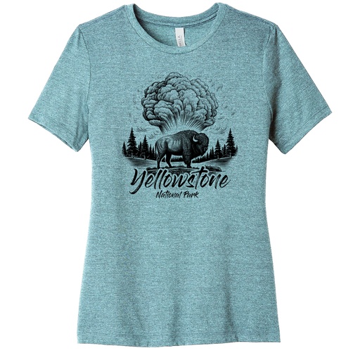 Yellowstone Bison - Ladies Soft Blend Tee