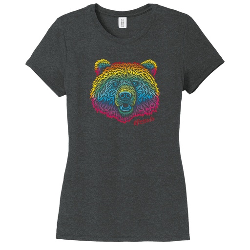 Rainbow Bear Face Missoula - Women's Tri Tee