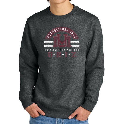 UM Badge - Cotton Fleece Crewneck