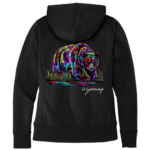Many-Color Bear - Wyoming - Full-Zip Hoodie