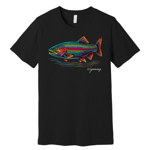 Many-Color Trout - Wyoming - Unisex Soft Blend Tee