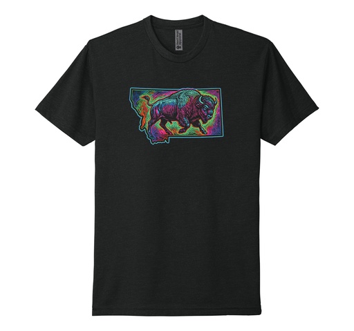 Blacklight Bison MT - Unisex CVC Tee