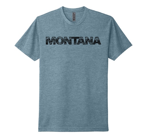 Montana Word Mark - Unisex CVC Tee
