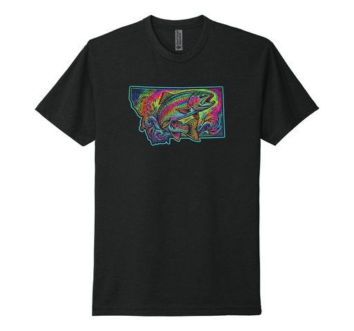 Blacklight Trout MT - Unisex CVC Tee