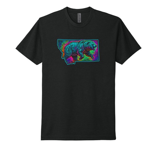Blacklight Bear MT - Unisex CVC Tee